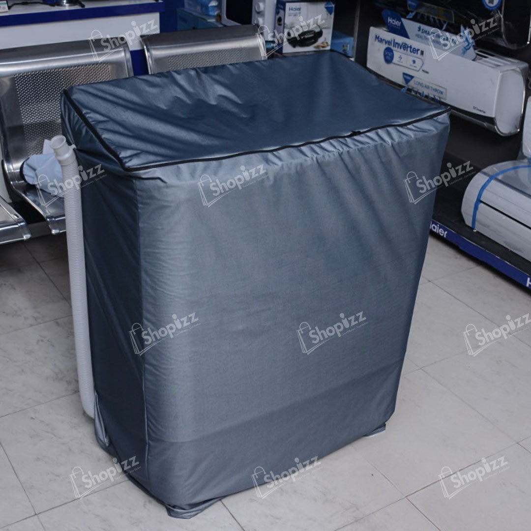 Washing Machine Cover : Waterproof , Dustproof, Heatproof & Scratchproof - Grey Color- Top Laod