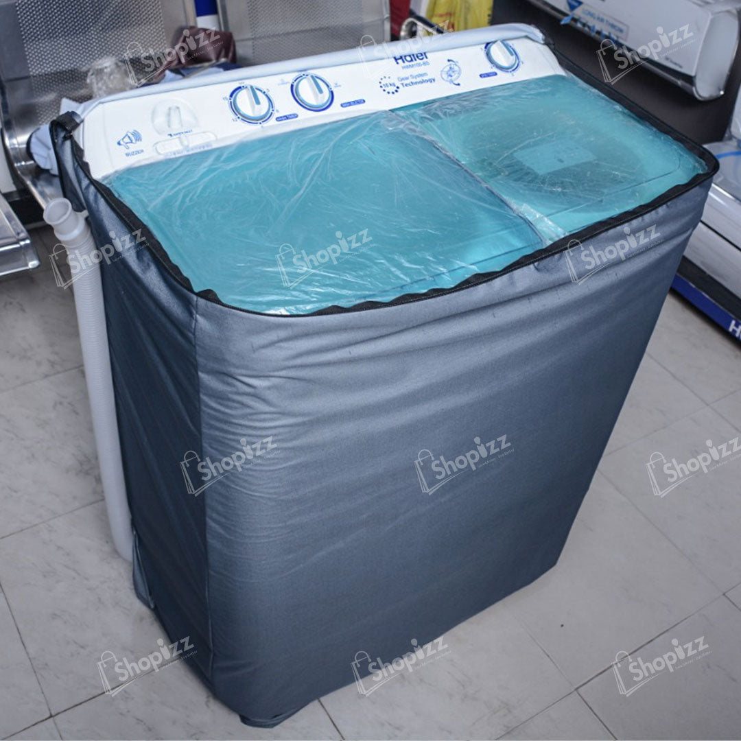 Washing Machine Cover : Waterproof , Dustproof, Heatproof & Scratchproof - Grey Color- Top Laod