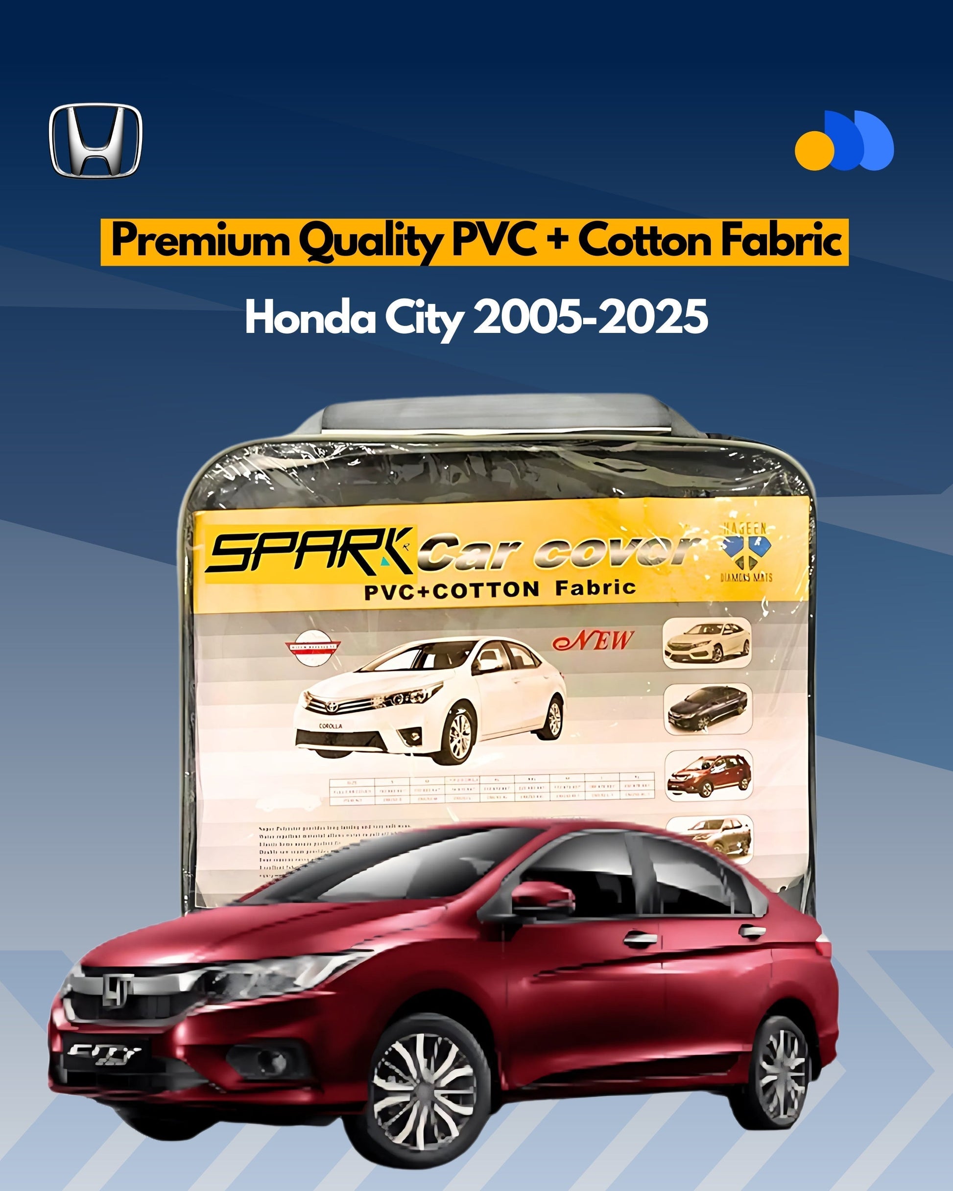 Premium Quality Car Top Cover for Honda City All Models