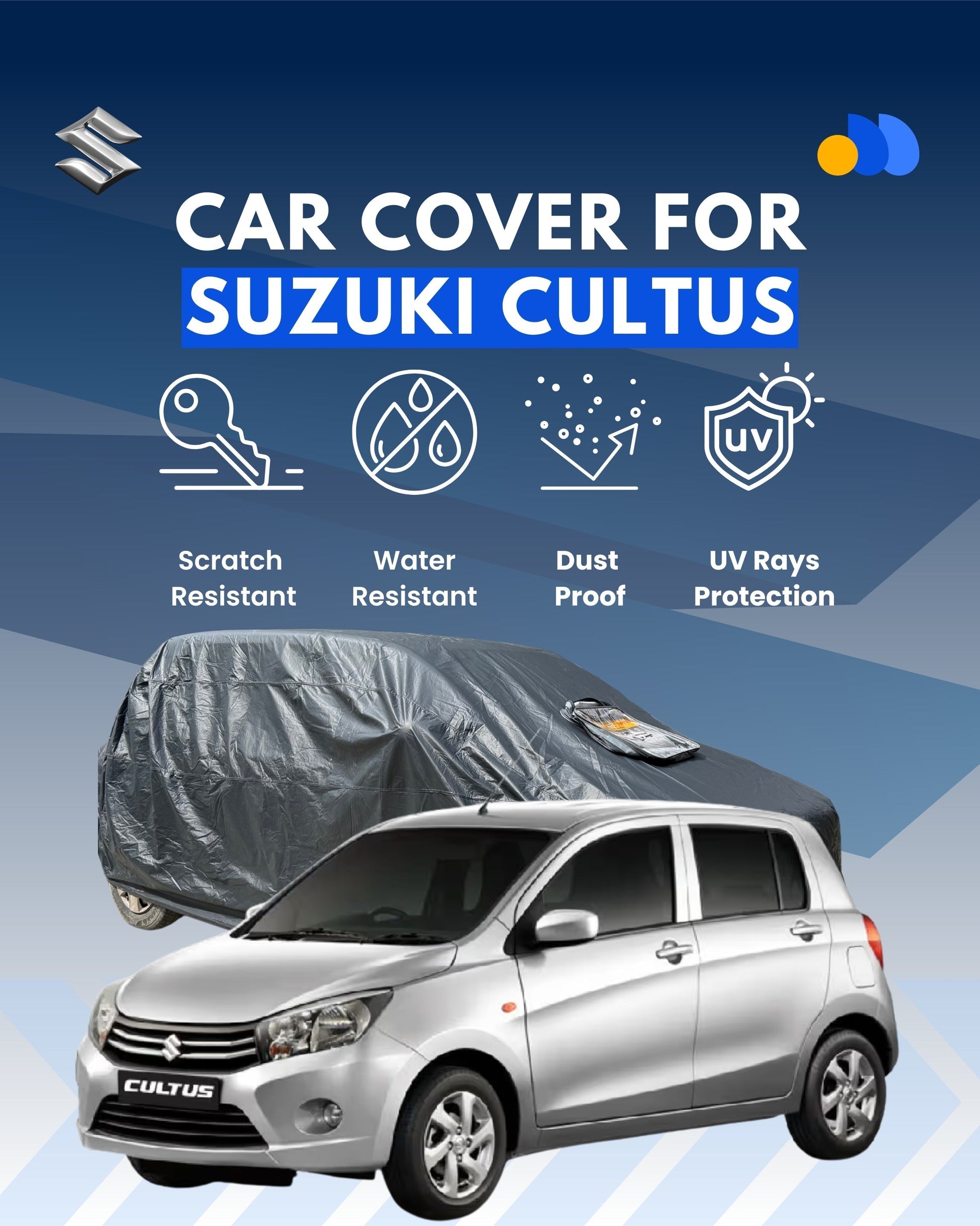 Premium Quality Car Top Cover for Suzuki Cultus New Model