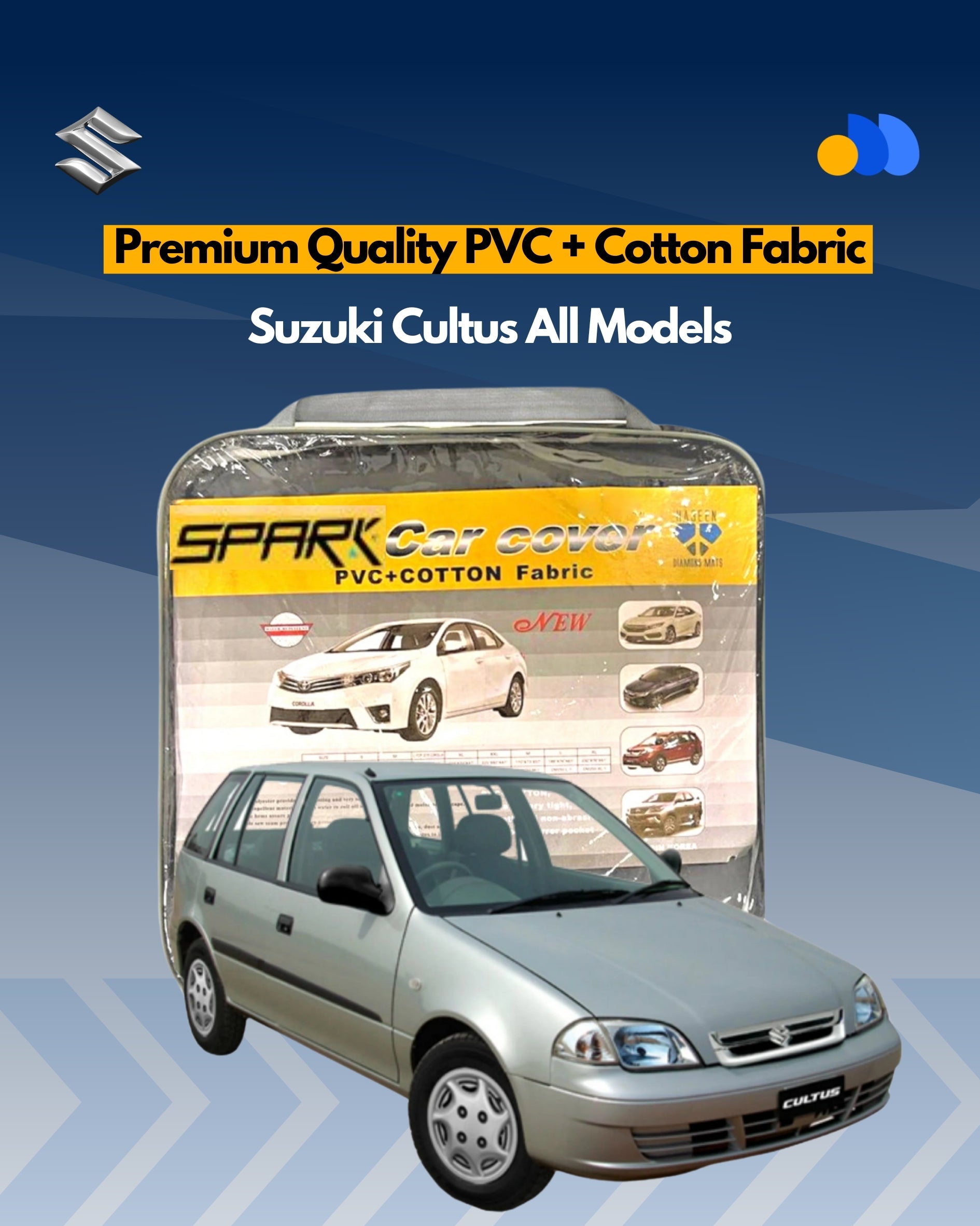 Premium Quality Car Top Cover for Suzuki Cultus Old Model