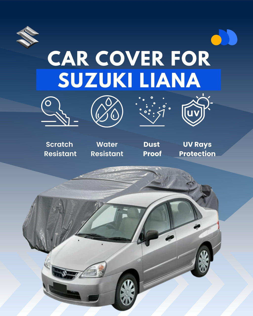 Premium Quality Car Top Cover for Suzuki Liana
