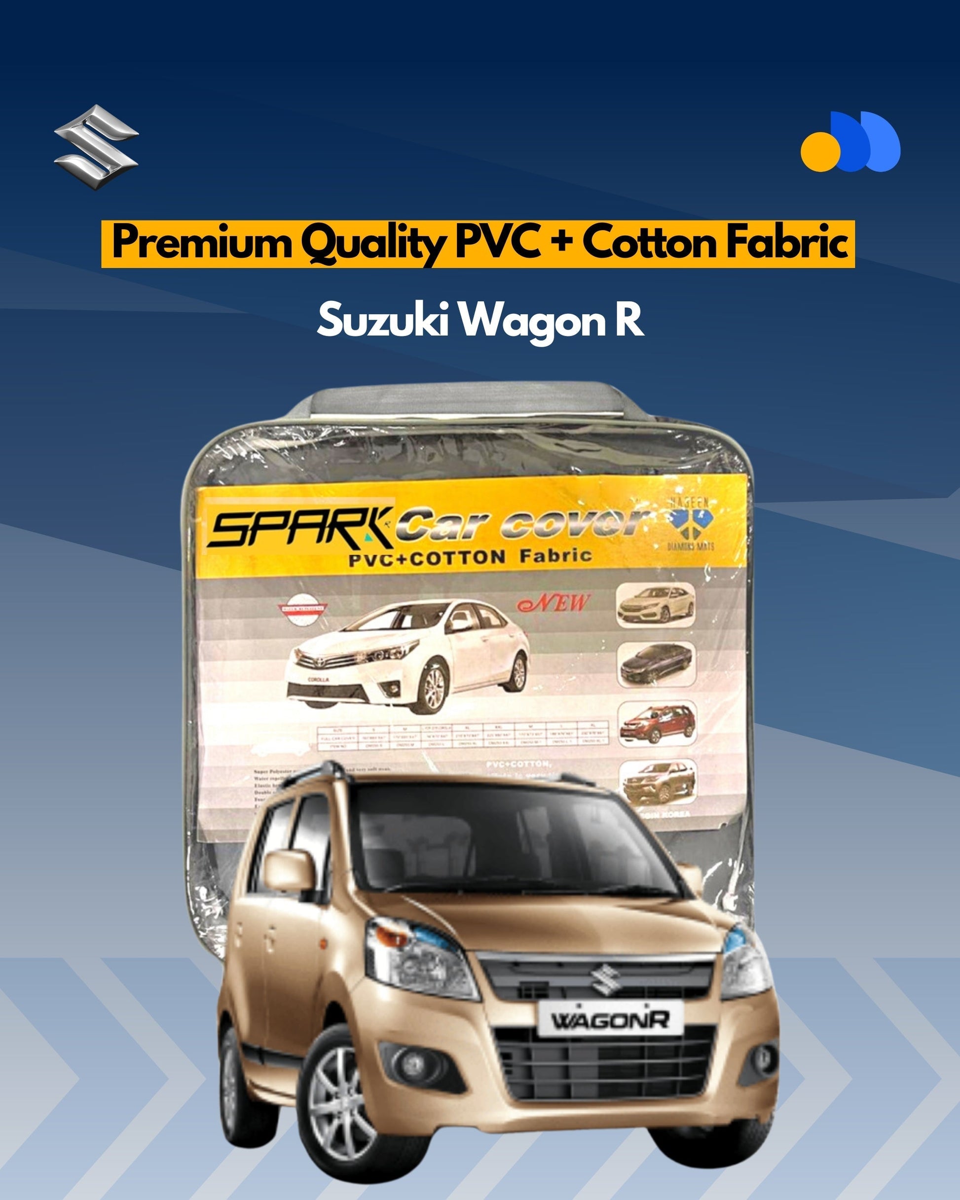 Premium Quality Car Top Cover for Suzuki Wagon R All Models