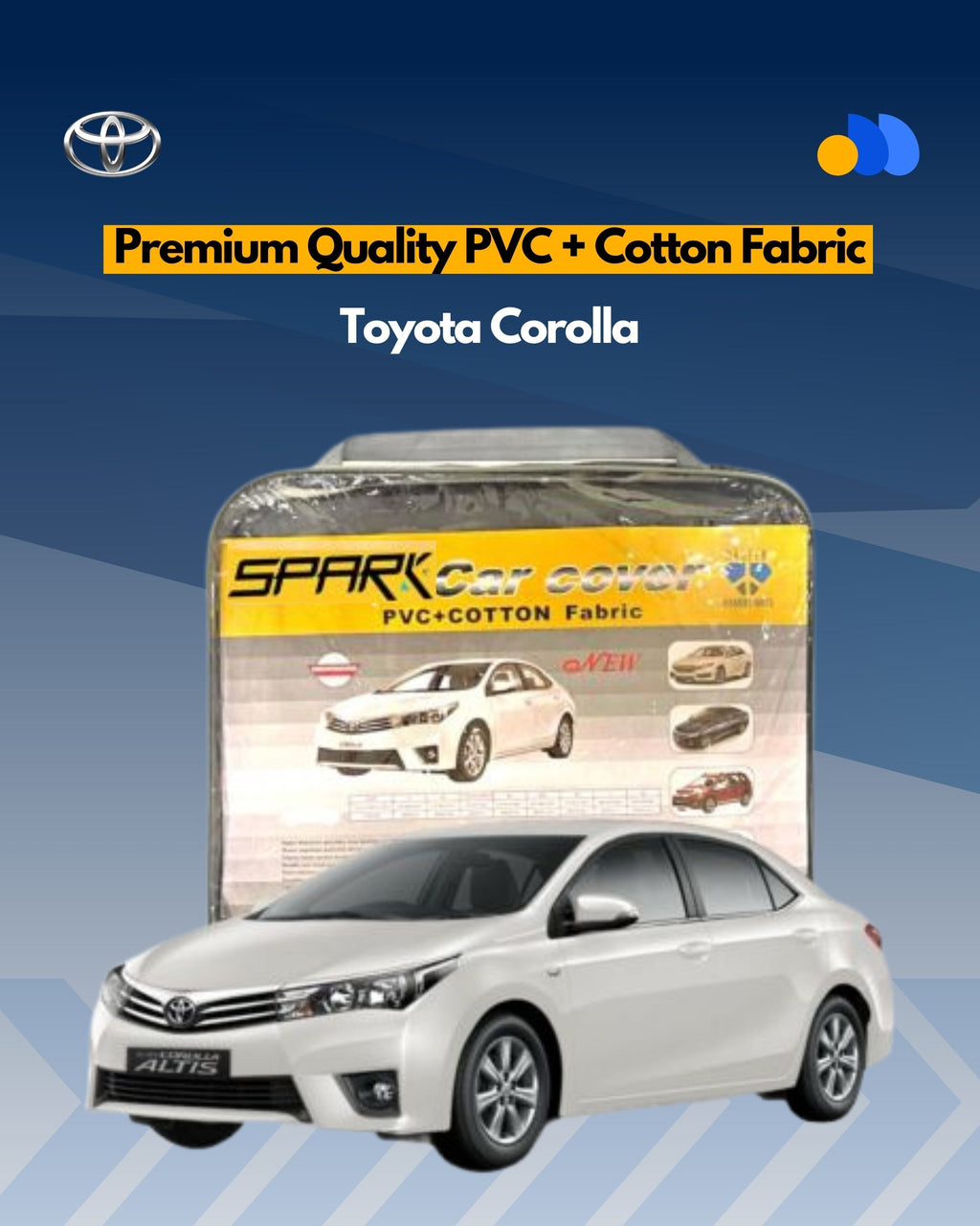 Premium Quality Car Top Cover for Toyota Corolla All Models